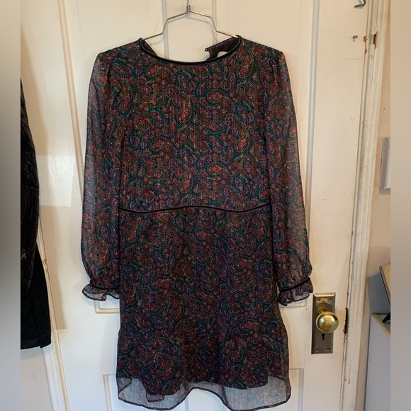 Patterned dress long sleeve - Picture 1 of 2